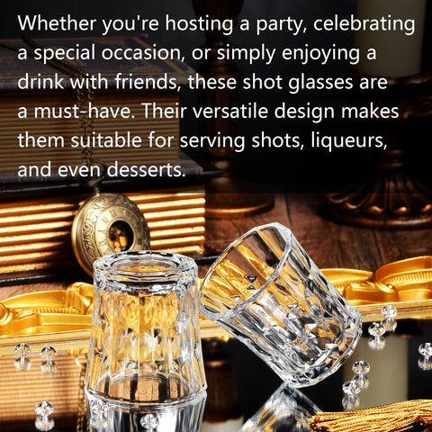 Sdatook tequila shot glasses ideal for celebrations and gifting