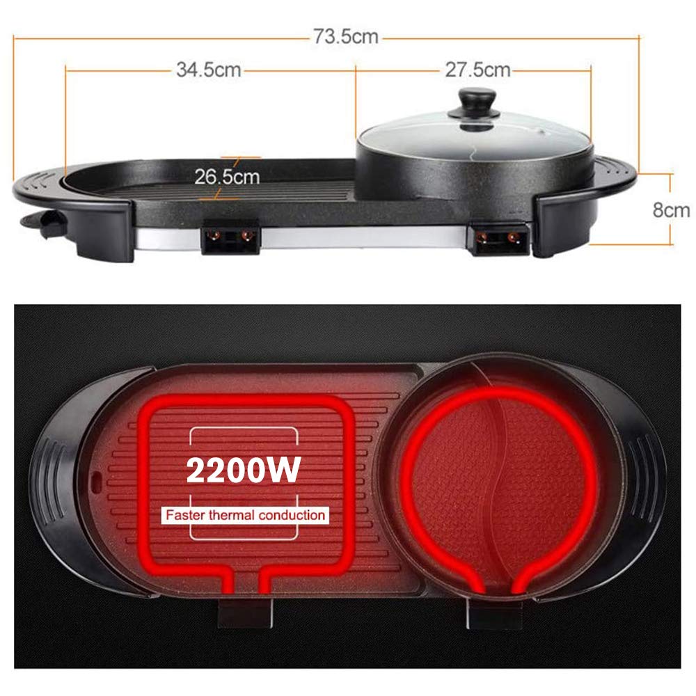 SEAAN oil leakage port minimizes smoke for cleaner indoor cooking.