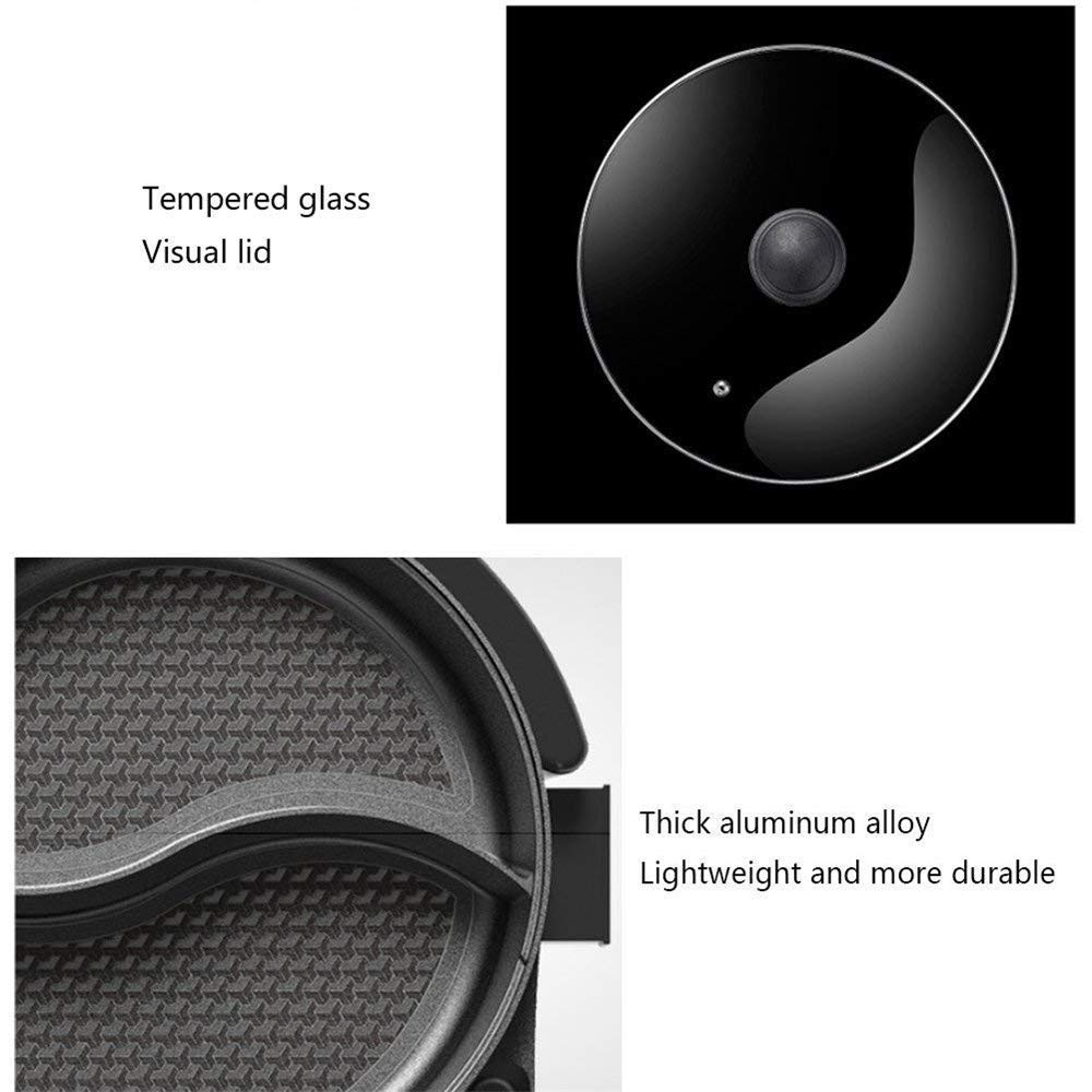 SEAAN thickened aluminum body with stainless steel bottom for durability.