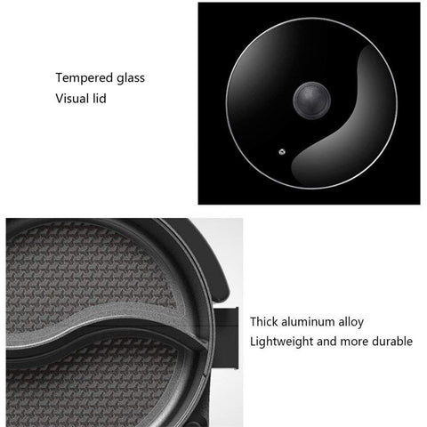 SEAAN thickened aluminum body with stainless steel bottom for durability.