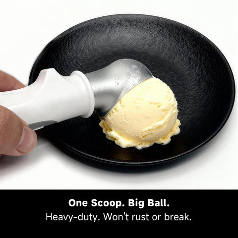 Anti-mess design on SEAINGO heated scoop keeps counter clean