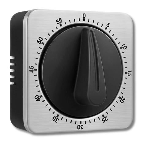 Searon mechanical timer with magnetic base for hands-free kitchen placement