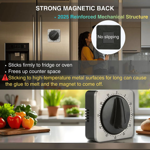 Searon upgraded durable timer 2025 with reinforced spring for long-term use