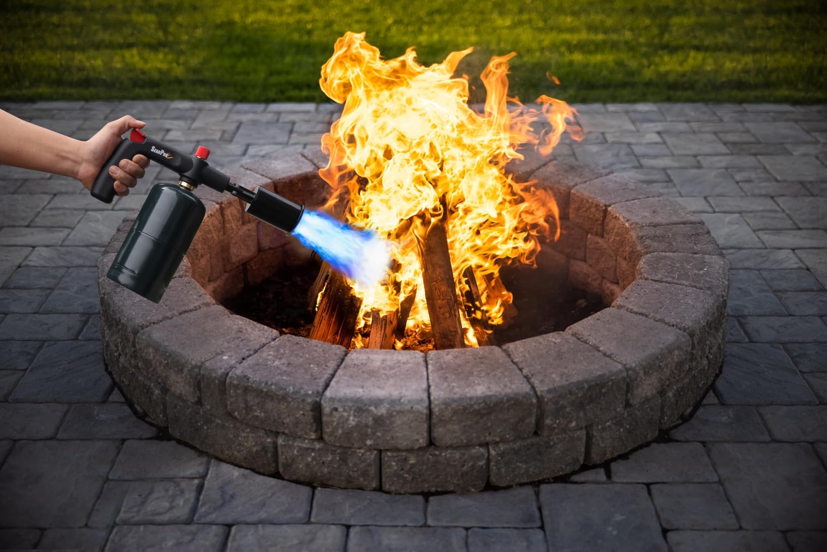SearPro torch adjustable fuel control for precise searing