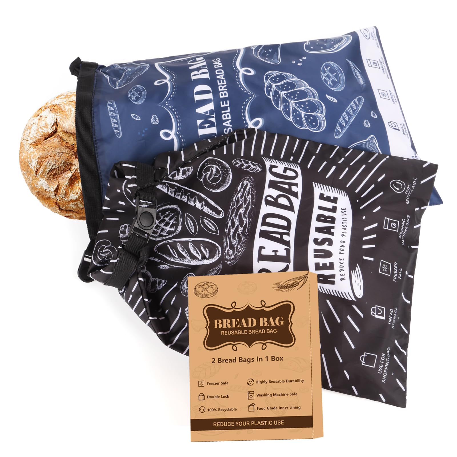 Seaury Kareen bread bag cleaning ease and maintenance