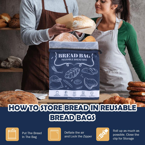 Seaury Kareen bread bag gift-ready packaging for bread lovers