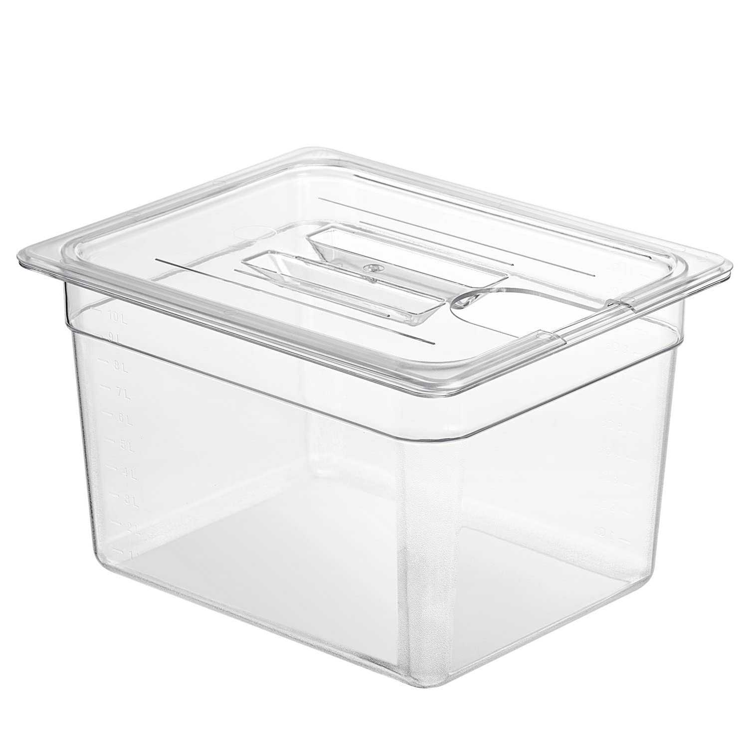 SEAYIN 11L sous vide container with lid for family-sized precision cooking.