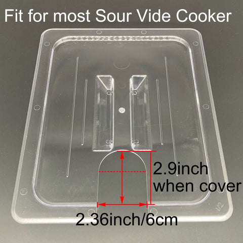 SEAYIN crystal-clear polycarbonate container offering easy water visibility.