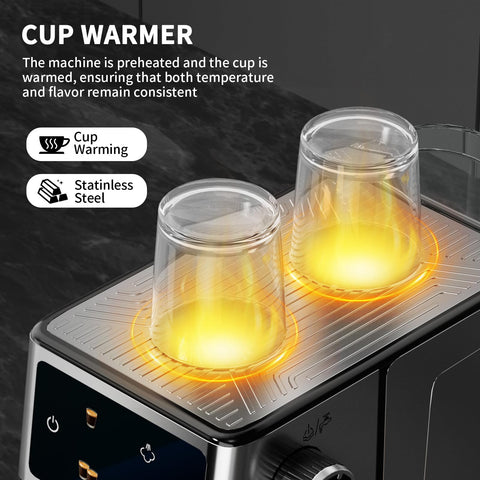 SECPOEDR drip tray and easy-clean design for home convenience
