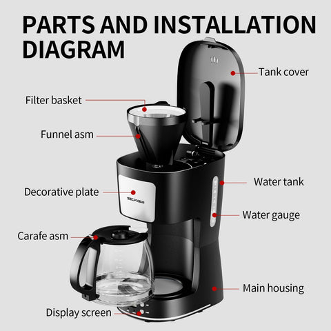 SECPOEDR complete coffee solution for home or small office routines.