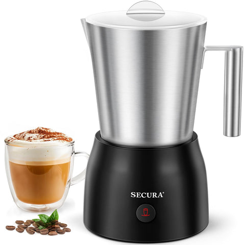 Secura 17oz milk frother with detachable jug for easy cleaning