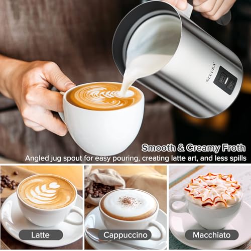 Secura frother cold foam ideal for cappuccino toppings