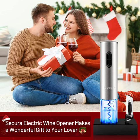 Secura electric wine opener makes a thoughtful gift for gatherings and celebrations