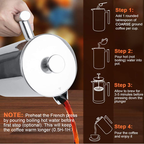 Secura 50oz insulated stainless steel body showcases rugged durability for daily use.