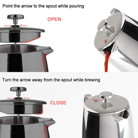 Secura extra screen included for customizable strength and smoother extraction