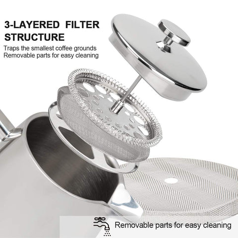 Secura pouring-spout supports smooth, controlled pour