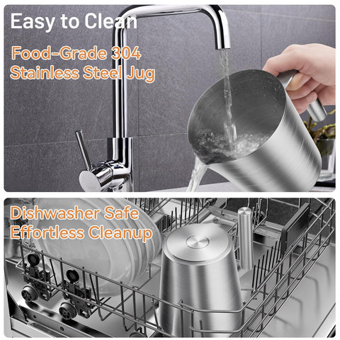 Secura stainless steel body for durable everyday use