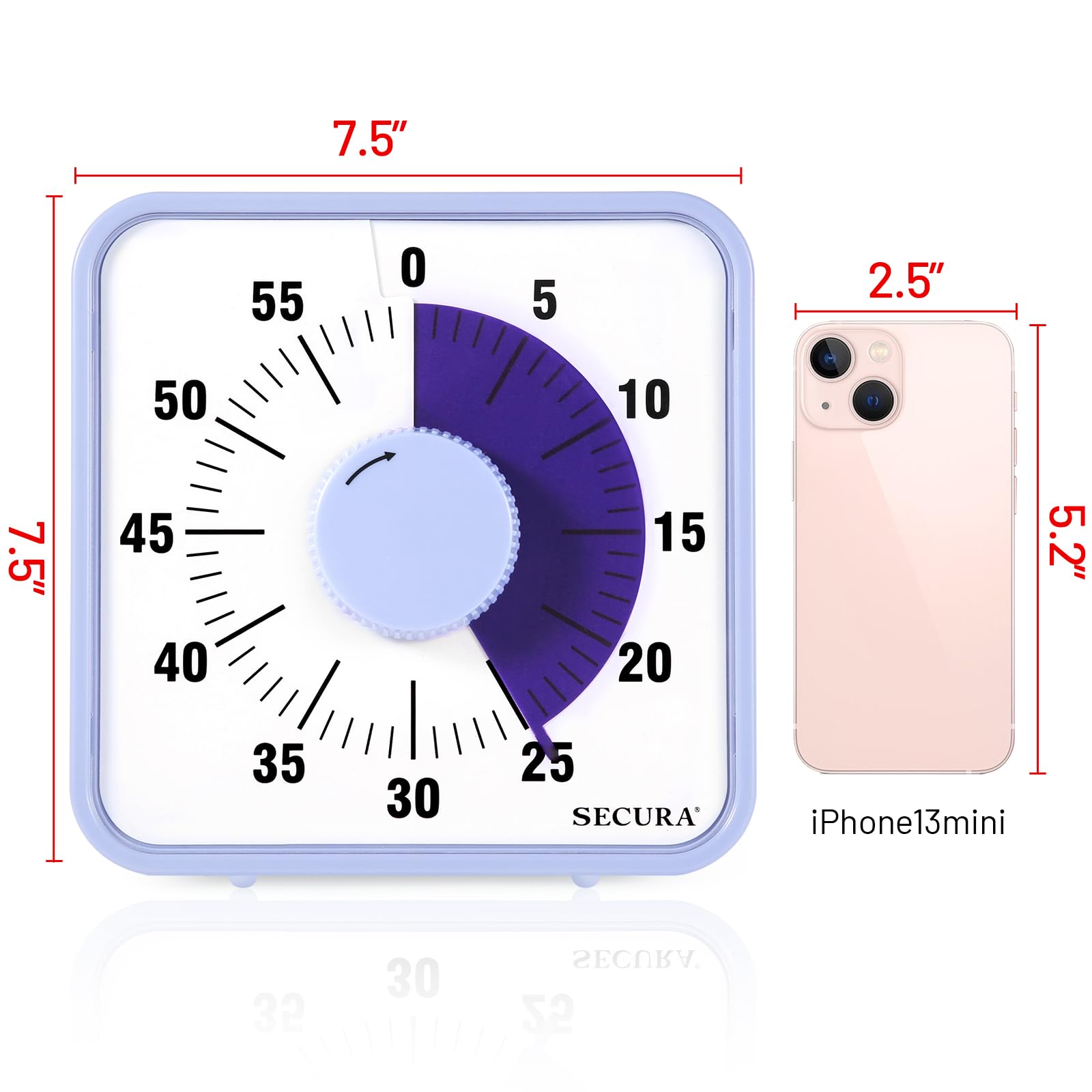 Secura timer in teaching scene supports independent time management
