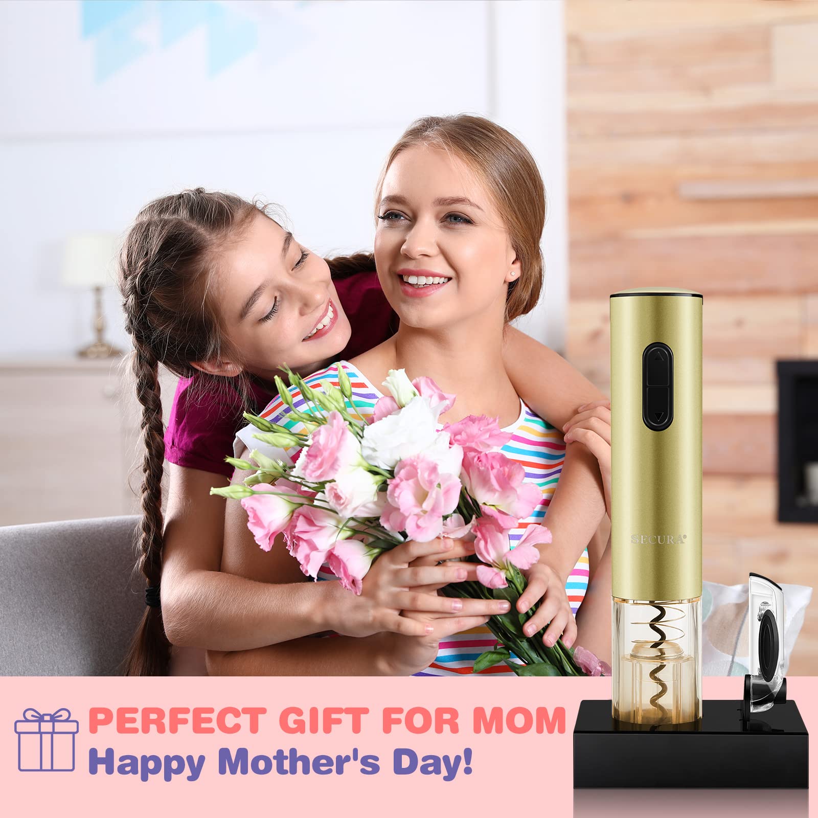 Secura gift-ready wine opener elevates table presentation.