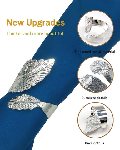 SEEBRIDER napkin rings easy-to-use design for quick place settings.