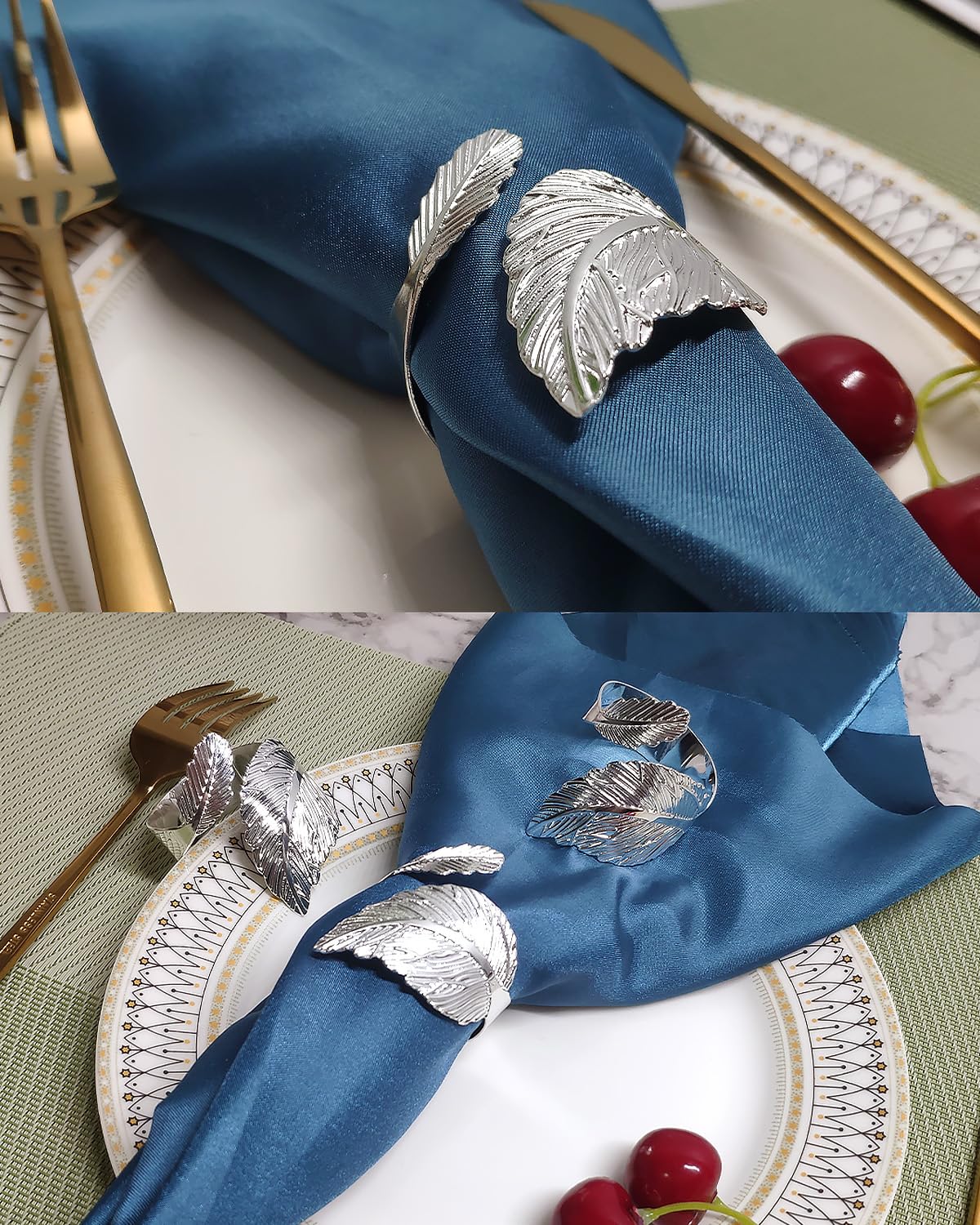 SEEBRIDER napkin rings gift-ready packaging for holidays.