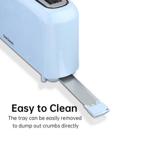 SEEDEEM in-use kitchen scene illustrating space-saving and efficient toasting