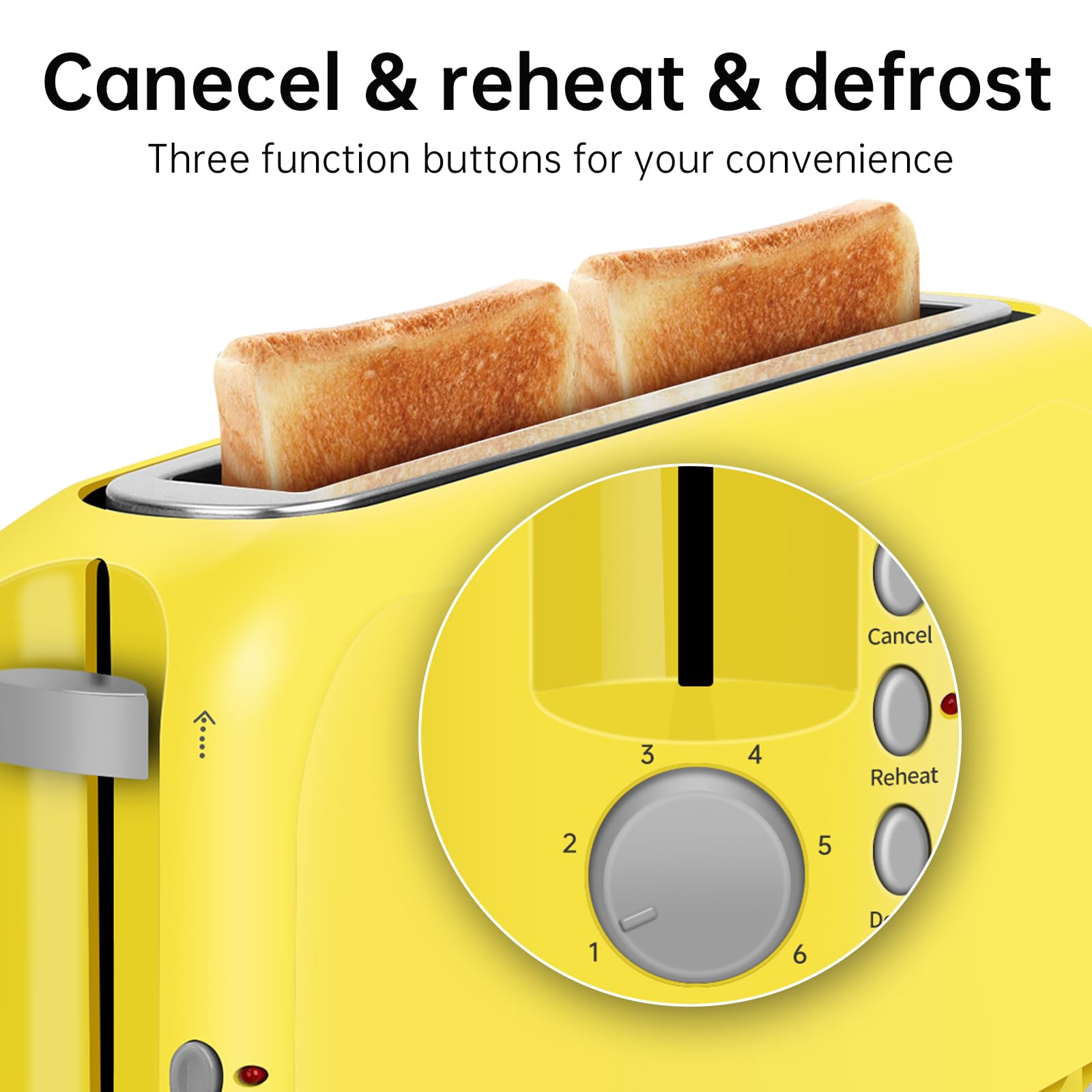 SEEDEEM removable crumb tray for easy cleanup after toasting