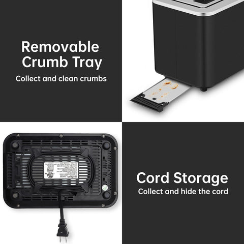 SEEDEEM Toaster 2 Slice reheat setting to warm without over-browning.
