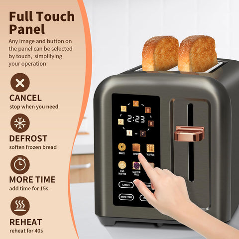 SEEDEEM Toaster stainless steel design for a sleek kitchen look