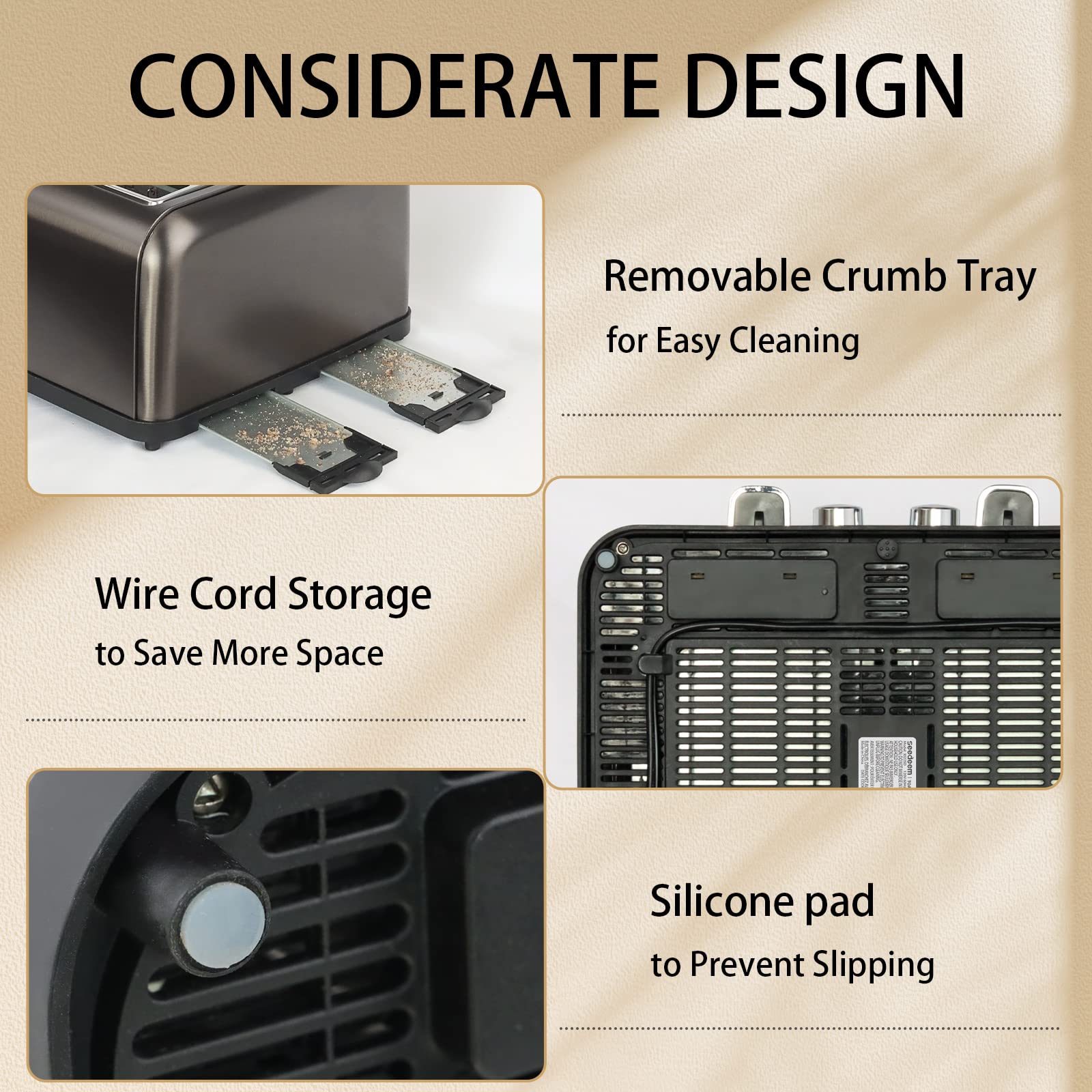 SEEDEEM stainless steel shell for a durable, stylish kitchen