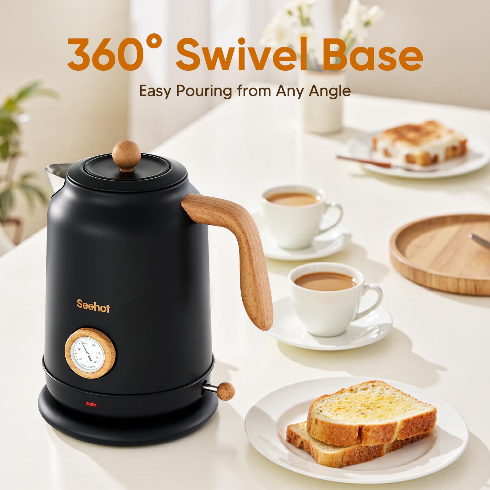 Seehot retro-style kettle adds charm to any kitchen