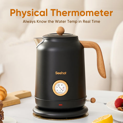 Seehot 1.7L kettle spout filter keeps pours clean and smooth
