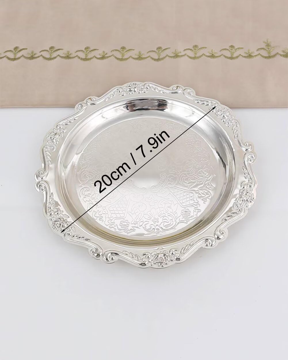SEEK RARE retro-carved design-tray elevates gatherings.