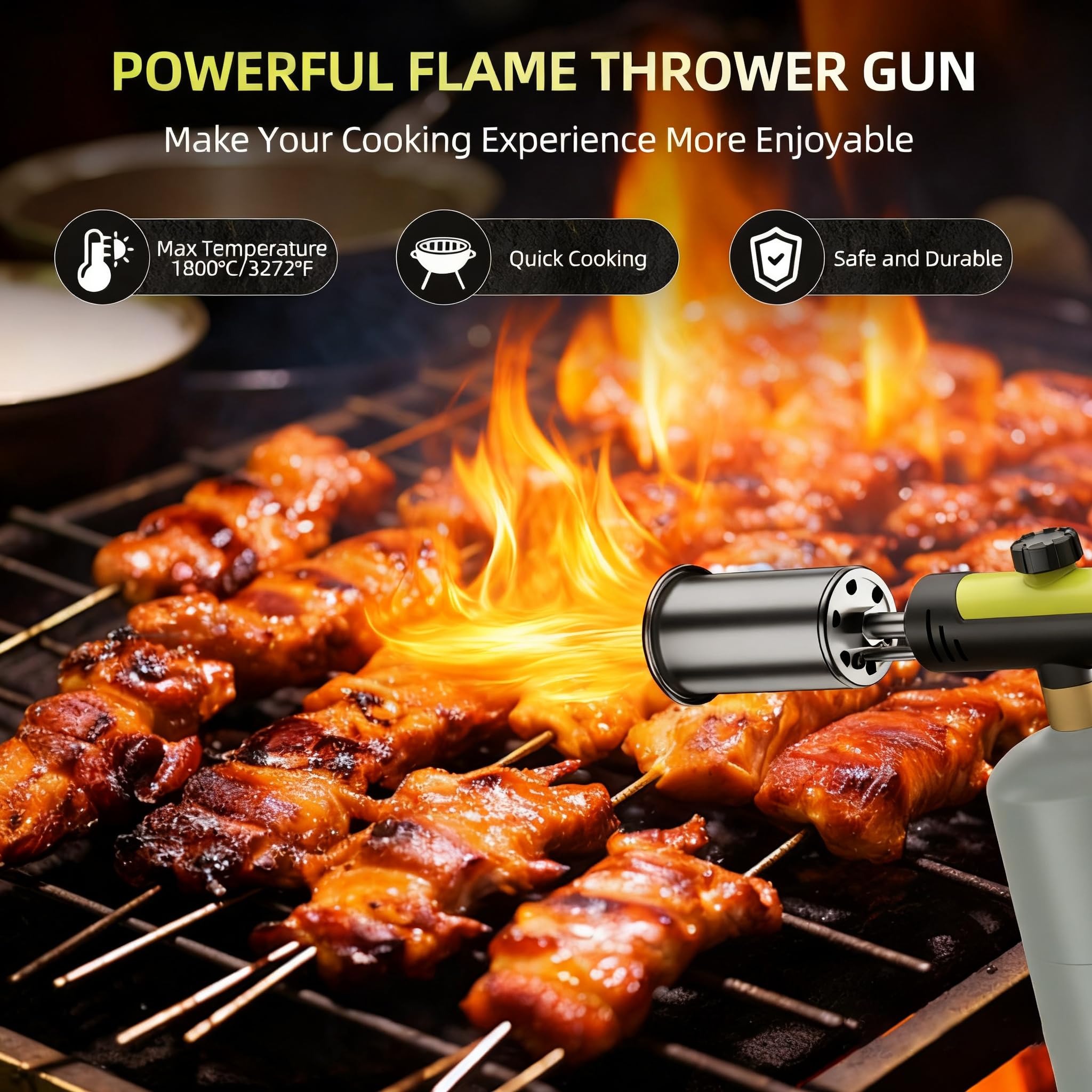 SEESE durable aluminum body offers reliable performance and long torch life.