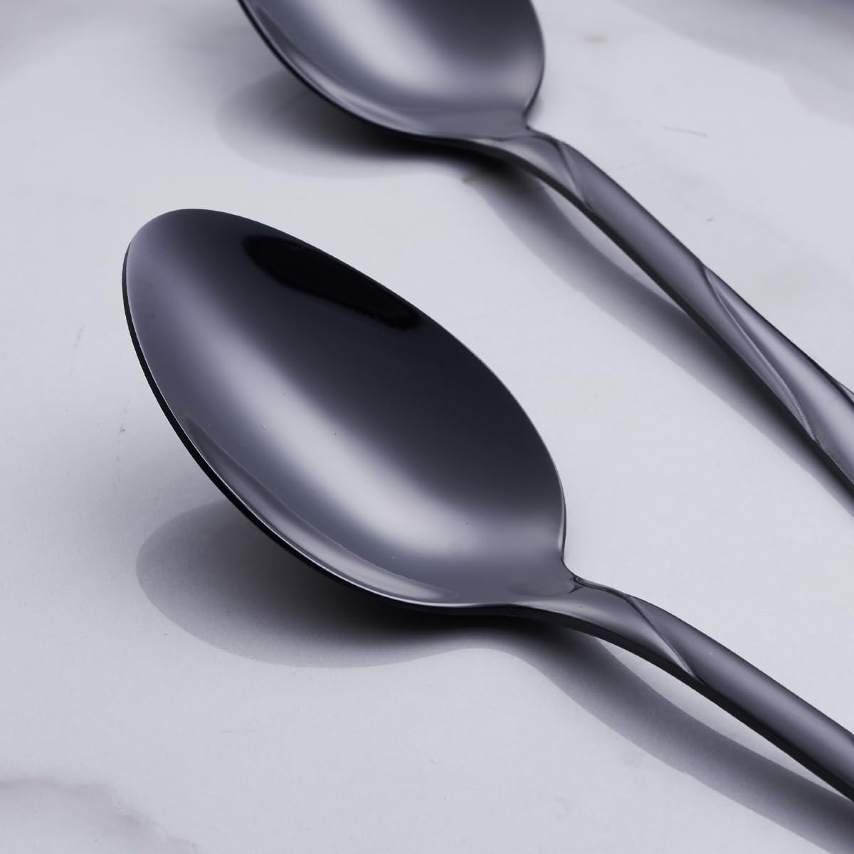 Seeshine black cutlery suits formal dinners and casual gatherings