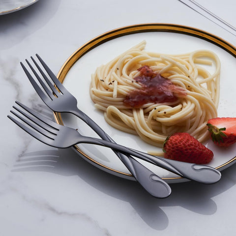 Seeshine dishwasher-safe black silverware for easy cleanup