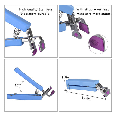 SEFONE hot plate gripper clips securely to reduce spill risk during serving.