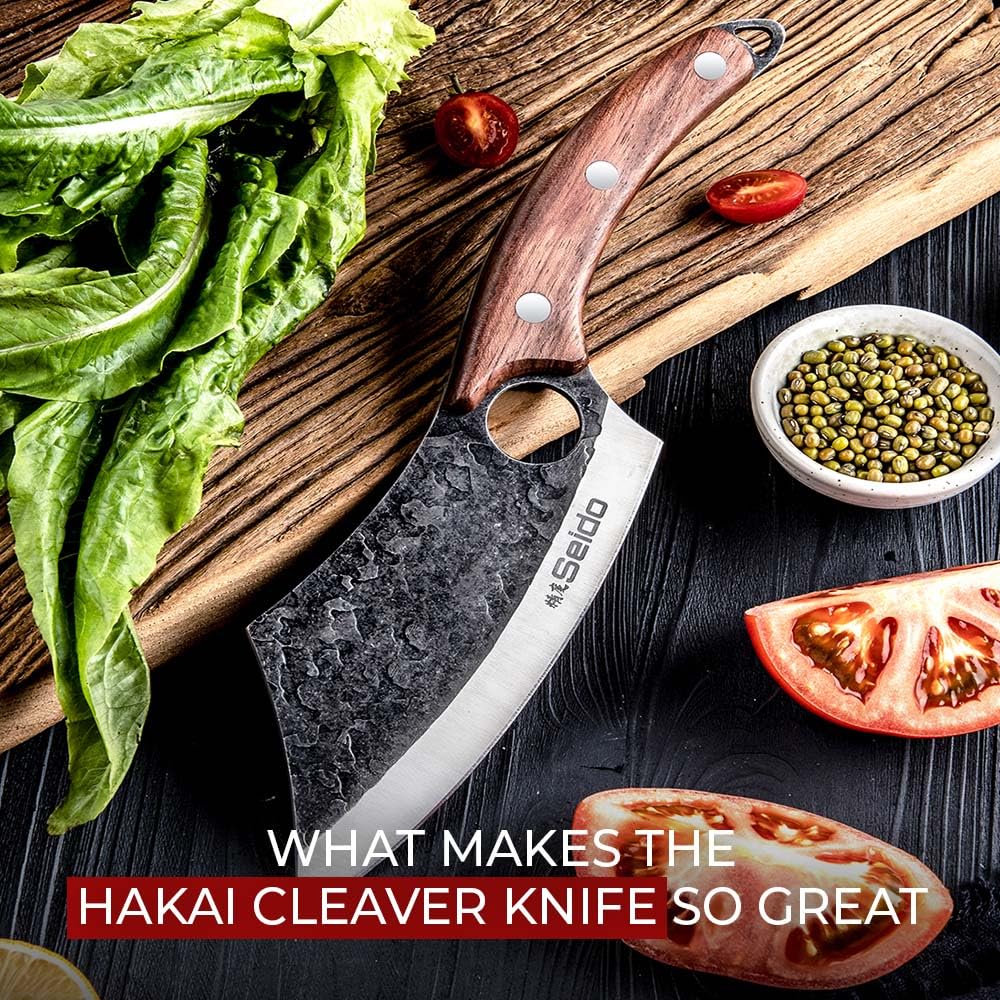 Seido Knives Hakai edge retention with HRC over 58.