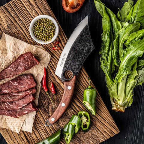 Seido Knives Hakai bone-chopper handles tough cuts with precision.
