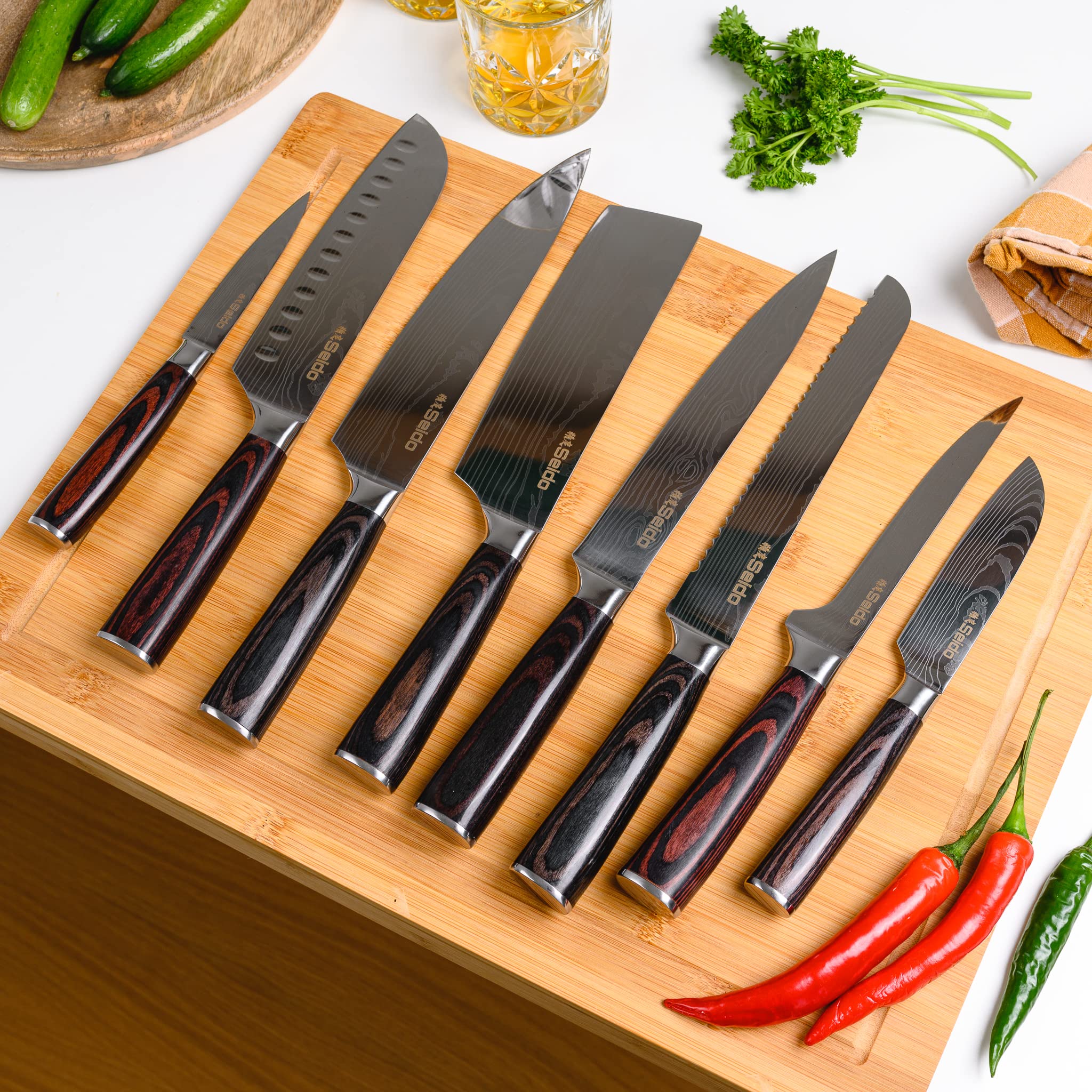 Seido Knives Carving Knife for precise portioning and carving