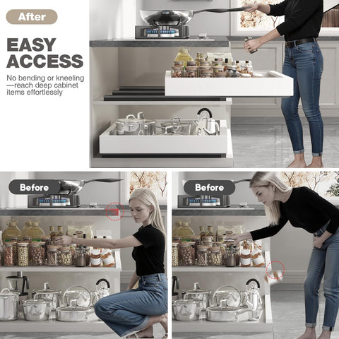 Seinloes expandable width from 12.3-20.5 inches for versatile cabinets