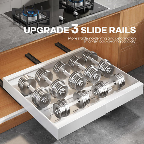 Seinloes compatible with framed and frameless cabinets to avoid interference.