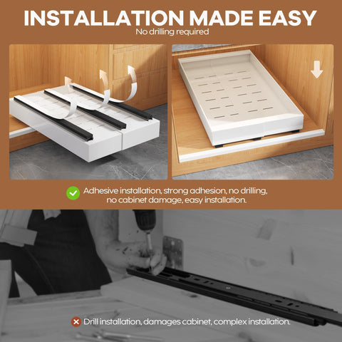 Seinloes compact unit helps maximize cabinet space in kitchens.