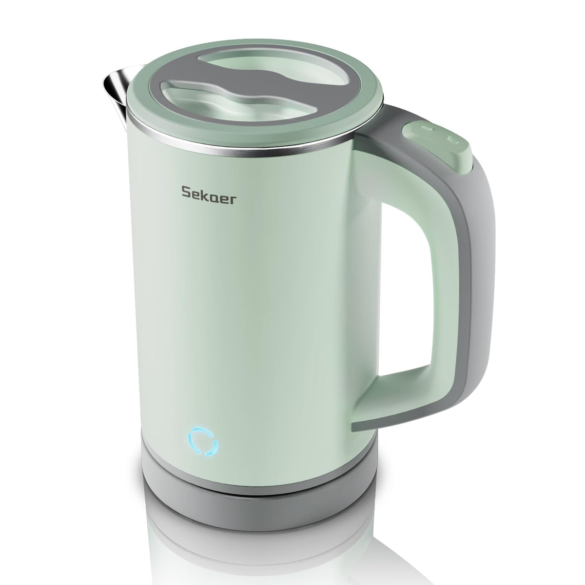 Sekaer compact travel kettle in full view for hotel or office use