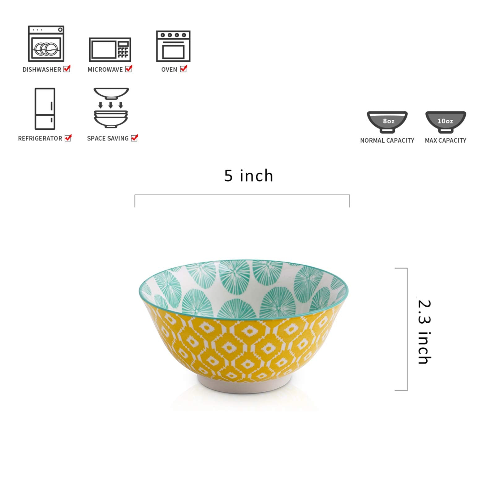 Selamica bowls stack neatly, saving cabinet space for every meal.