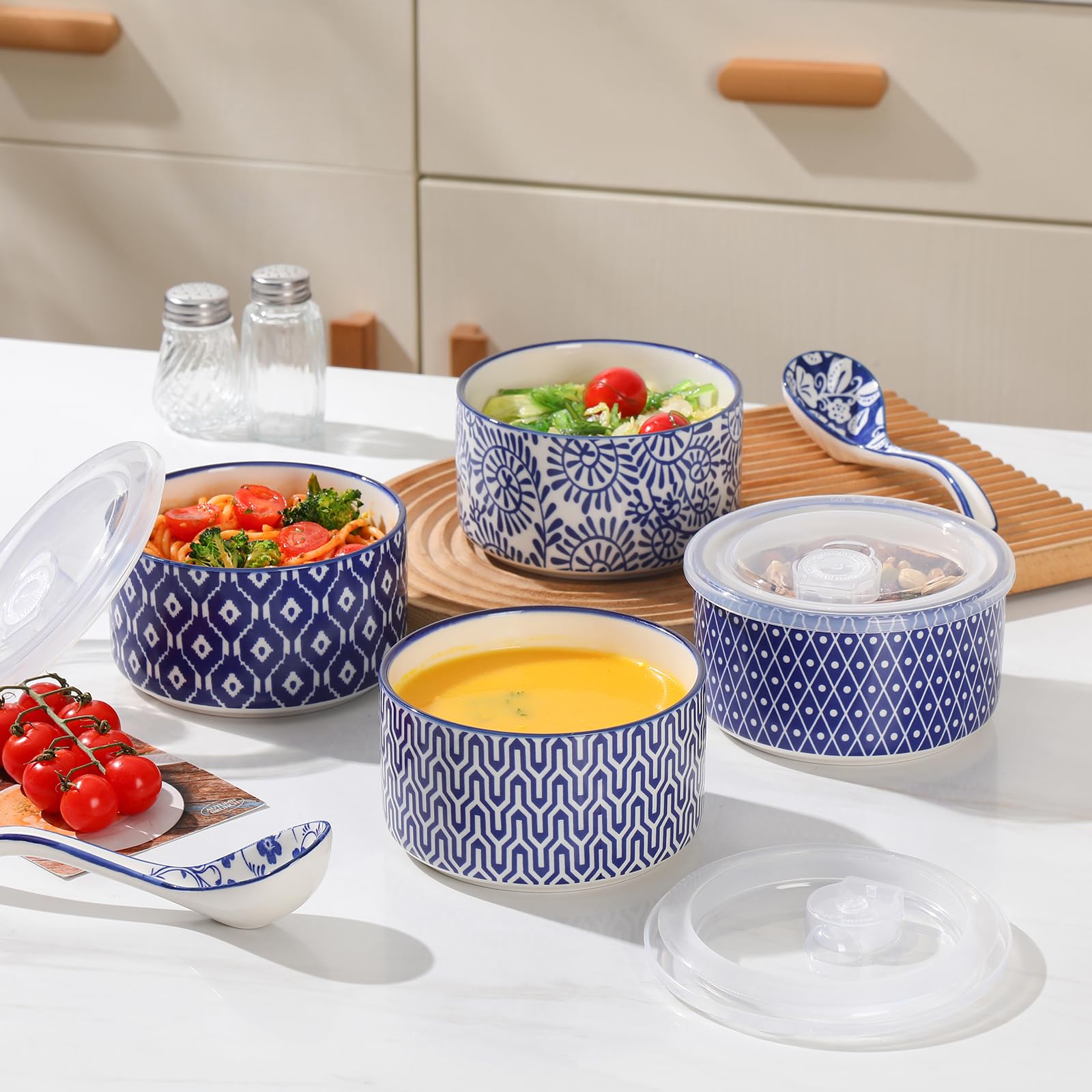 Selamica bowls add a stylish touch to meals and picnics.