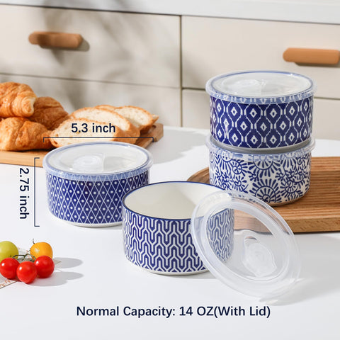 Selamica stackable bowls save fridge and bag space.