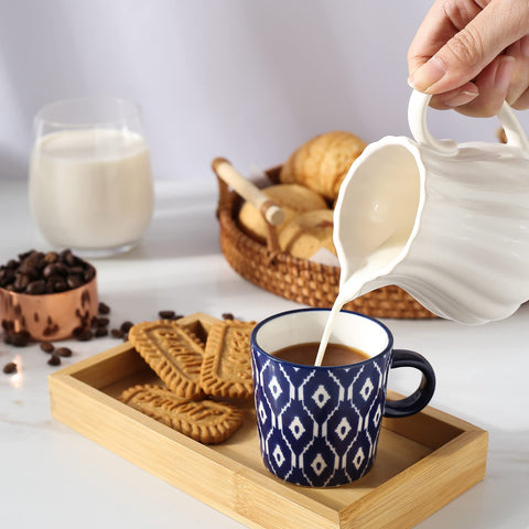 Selamica demitasse cups are dishwasher-safe for quick cleanup.