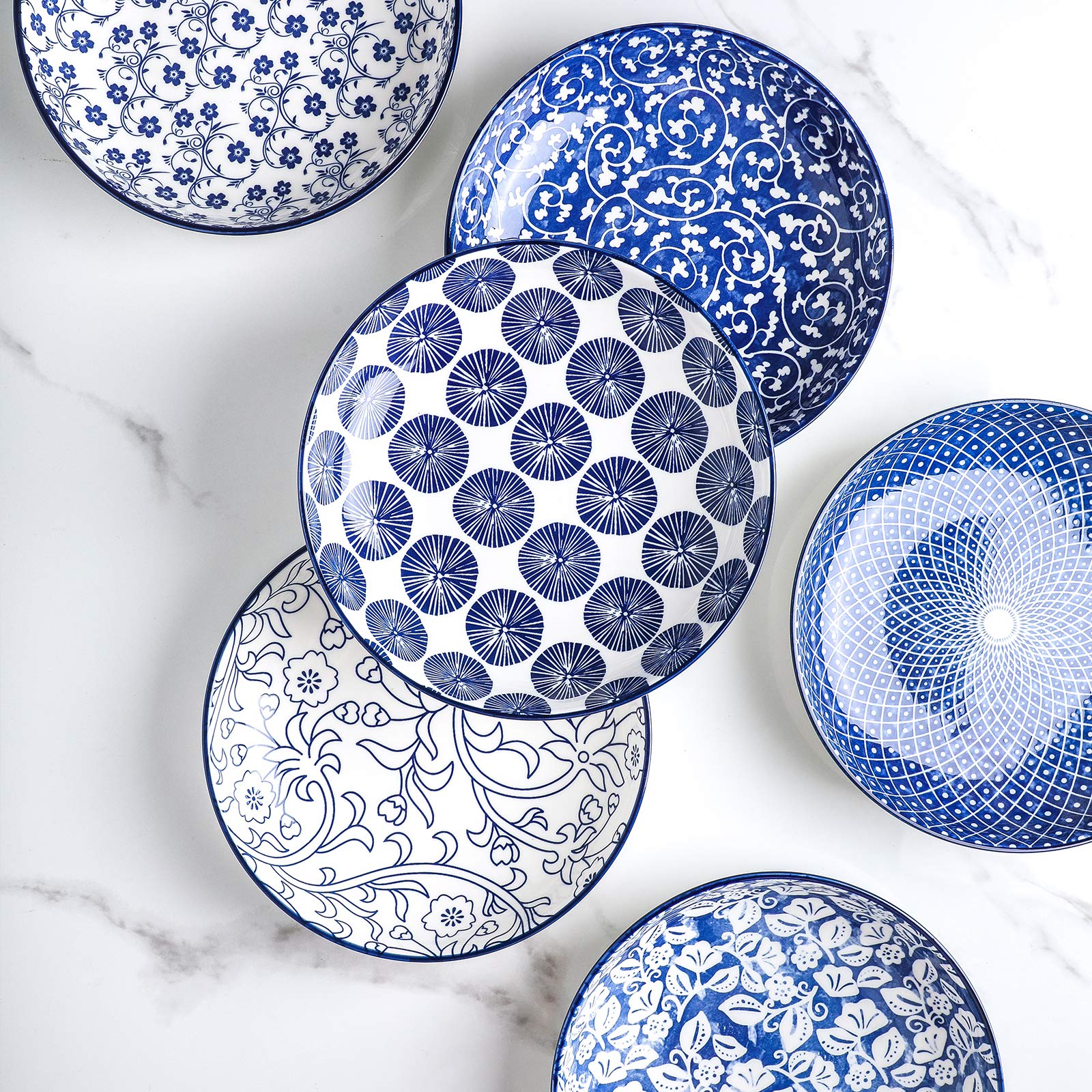 Selamica vintage blue design inspired by blue and white porcelain.