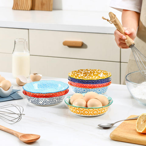 Selamica dishwasher-safe mini pie pans simplify cleanup after baking.